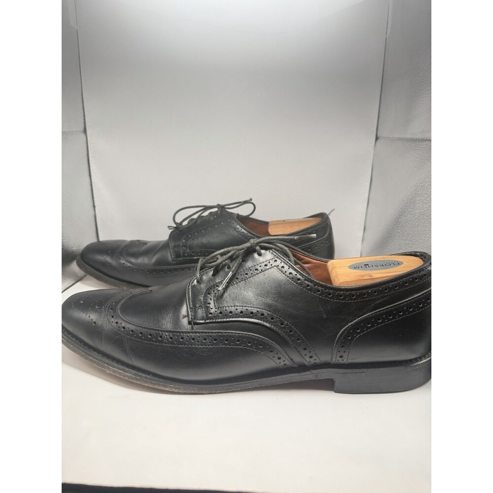 Allen Edmonds Stuttgart Black Wingtip Oxford Men’s Size 13 D Handcrafted In USA